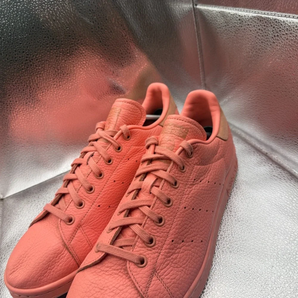 Size 12.5 Adidas Stan Smith Pastel Pack‎ Pink Mens Comfort Athletic Shoes BZ0469